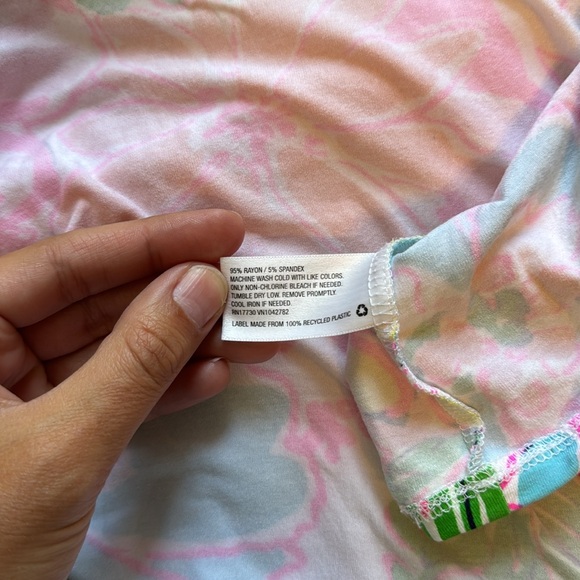 Lilly Pulitzer for Target Dress Small Nosey Posey Maxi Dress Strapless Floral - Picture 7 of 8